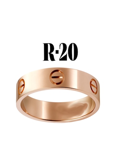 X-Lady Accessories Düz Yüzük Rose Renk 20  Numara Çok Renkli