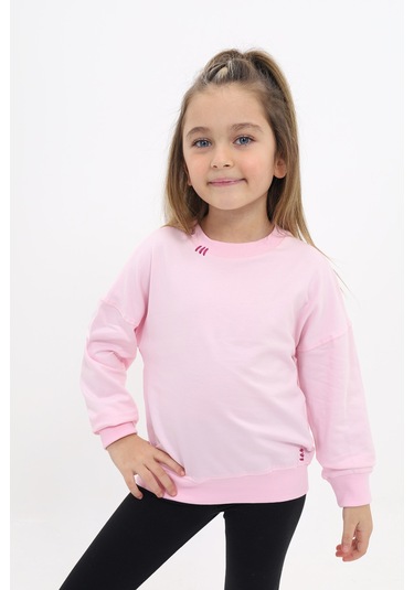 Toontoy Kız Çocuk Sweatshirt Pembe