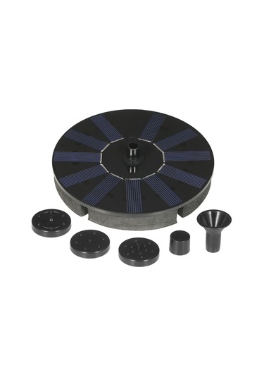 Neevoyu Güneş Enerjili Havuz Fırtınası - 4 Farklı Nozzle İle Dekoratif Su Sprayı, Bahçe Ve Akvaryum İçin