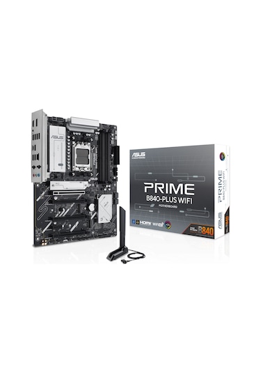 Asus Prime B840-PLUS WiFi AMD B840 7600 MHz (OC) DDR5 Soket AM5 ATX Anakart