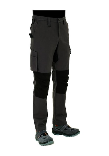 Şensel, İş Pantolonu, Gri-Siyah -54E6182- İş Elbisesi-Kıyafeti Gri