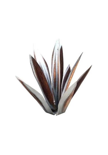 Trendooze Homyl Yapay Yılan Agave Bitki Ofis Dekorasyon Gümüş-27cm