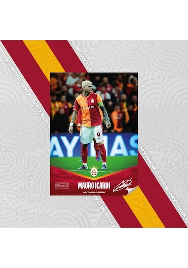 Galatasaray X Juventus - Mauro İcardi İmzalı Statik Poster