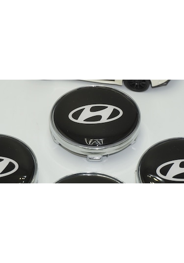 Hyundai Jant Göbeği Gümüş Kapak Seti 60mm