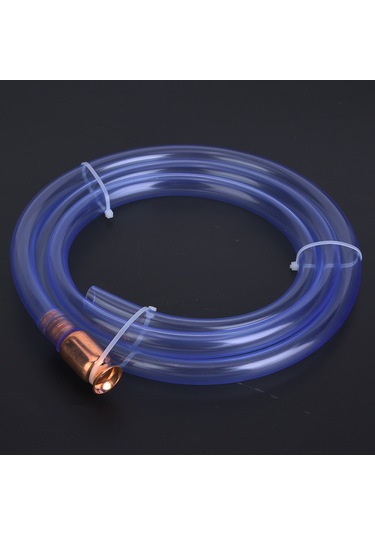 Reedark 6 Ft X 1/2 İnç Şeffaf Antistatik Pvc Sifon Borusu - Yakıt, Su, Benzin Transferi İçin Kendiliğinden Emici, Hızlı Ve Güvenli