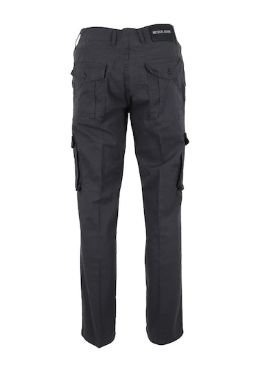 Modarar Erkek Keten Kargo Pantolon Füme Renk Rar01443 Modarar Erkek Keten Kargo Pantolon Füme Renk Rar01443
