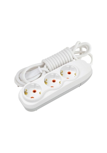 3'lü (Üçlü) 3 MT Topraklı Grup Priz