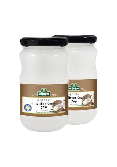 Arifoğlu Hindistan Cevizi Yağı Soğuk Sıkım 2 x 330 ML