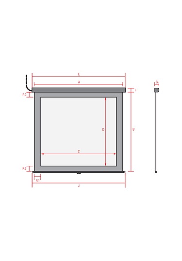 Reflecta Crystalline Motorlu 4k Perde 400x270 390x220 Cm 16:9 45 Cm Bordür