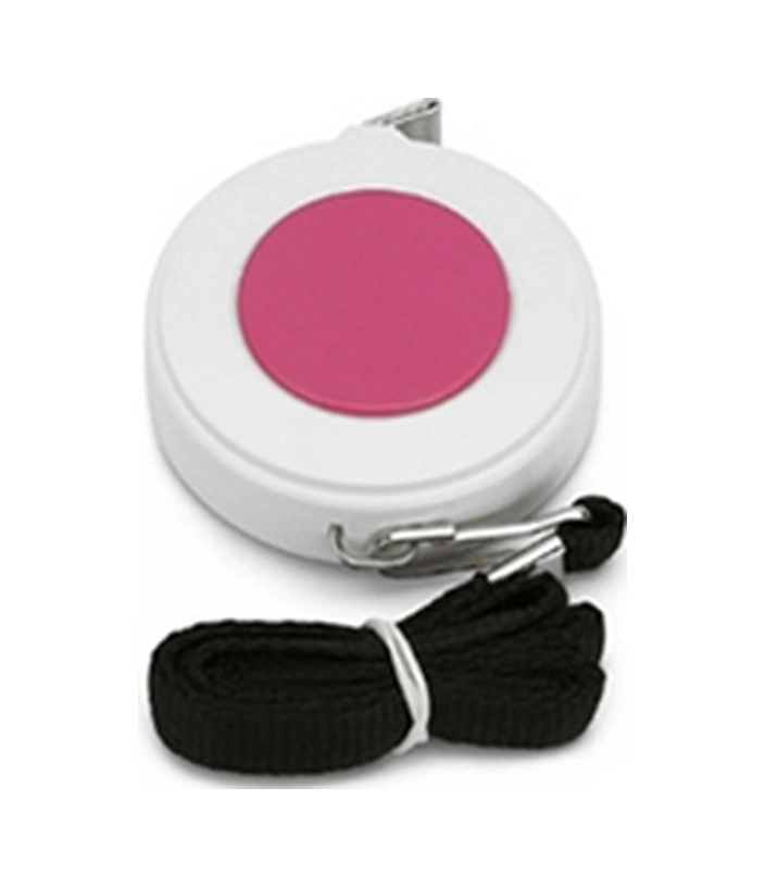 Mezura Otomatik Askılı 1.5 Metre Beyaz-pembe