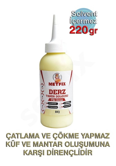 Metfix Derz Tamir Dolgusu 220gr Bej Bej