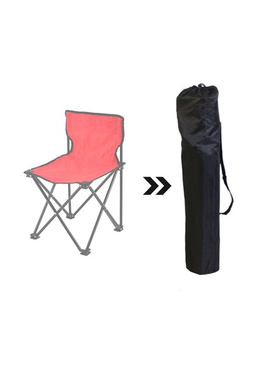 Homyl Açık Yürüyüş Piknik Için Kamp Sandalye Çanta Siyah Siyah Çok Renkli