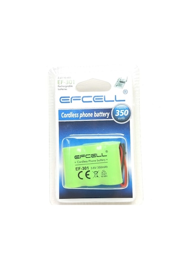 Efcell 3.6V 350 Mah Ni-Mh Şarjlı Telsiz Telefon Pili Ef-301