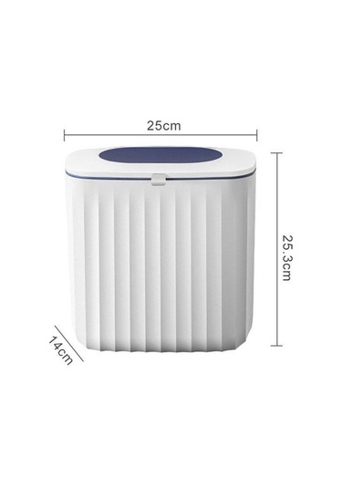 Turuncu 8l Duvara Monte Çöp Tenekesi Mutfak Dolabı Kapı Asılı Çöp Kutusu Geri Dönüşüm Çöp Kutuları Banyo Tuvalet Çöp Kutuları Çöp Kovası A Turuncu