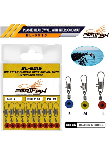 Portfish Bl-6015 Stoperli Klips- 10 Adetli S