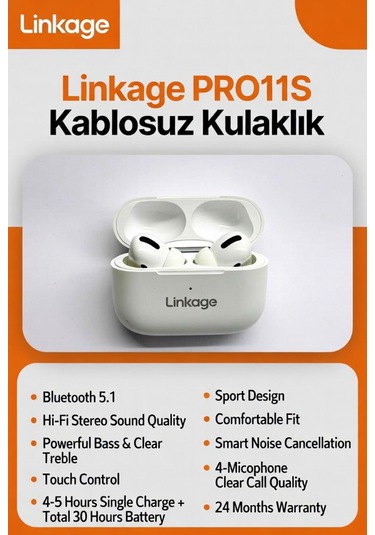 Linkage PRO11S Bluetooth 5.1 Kulak İçi Kulaklık