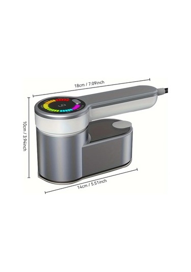 Topshop1 Gri Taşınabilir El Tipi Ütü Makinesi 1200w 6 Ütüm Modu 180 Derece Dönebilen Sap Kompakt Hafif Seyahat Ve Ev Kullanımı