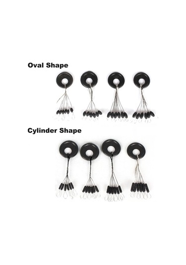 Ebitda Balıkçılar İçin Esnek Kauçuk Lastik Durdurucular - 6'lı Set, Uygun Tüm Balıkçılık Alanları İçin