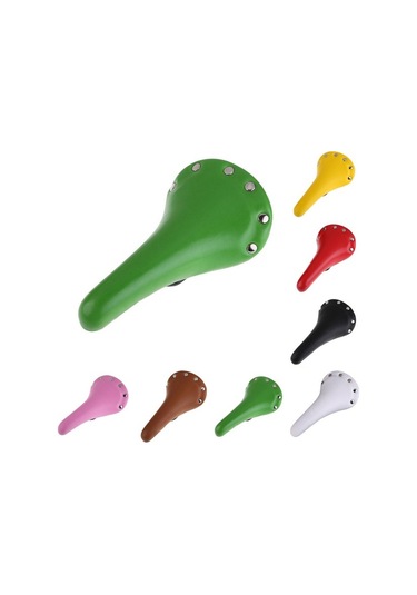 Fochsia B Biciklet Sele Koltuk - Yüksek Kaliteli Deri - Sabit Dişli - Erkekler İçin - Anakara Ve Çin Altın