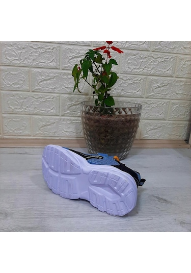 M.p. One 3222 Mavi Cırtlı Hafif Erkek Çocuk Spor Ayakkabı 001