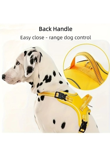 Maxaccess Yumuşak Pedli, Burkulmaya Dayanıklı, Ayarlanabilir Reflektif Köyeği Ysk L Sarı Desen