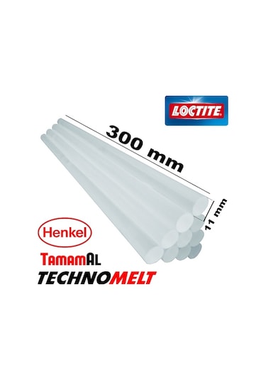 Henkel (Alman Markası) Technomelt Sıcak Silikon Kalın Şeffaf Mum (432318073)