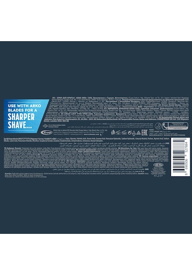 Arko Men Cool Tıraş Kremi 4 x 90 G