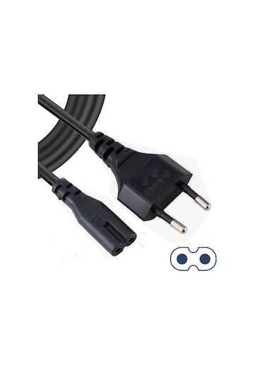 Lexmark Yazıcı Güç Kablosu 220V 2 Pin Çift Oluklu Kablo