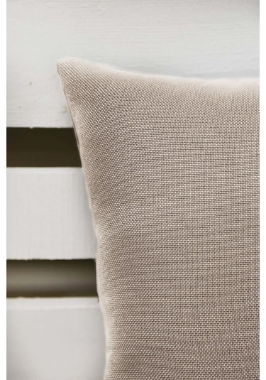 Premier Home Melodie Keten Kırlent Kılıfı Natural 45 x 45