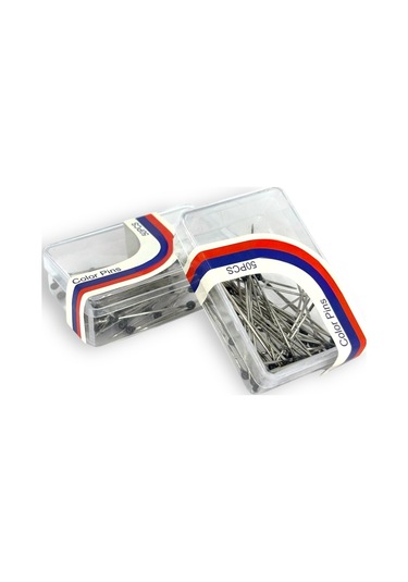 Toplu İğne Siyah Renk 50 Adet 2.5cm - Eşarp Ve Şal İğnesi - Kadın Tesettür Aksesuar Çok Amaçlı Siyah