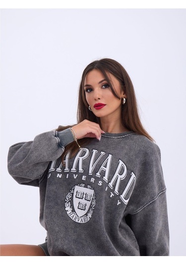 7lucky Life Kadın Sweat-füme Füme