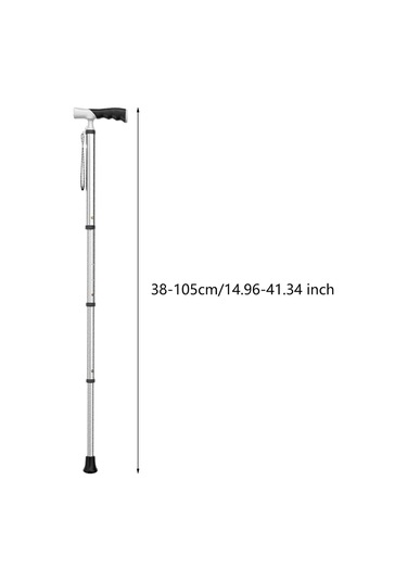 Suntek Trekking Direği Teleskopik 3 Eklemli Yürüyüş Gümüş Gümüş