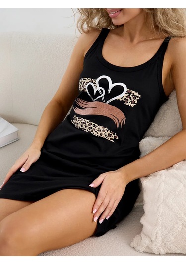 Katerına Brend Pamuklu Geceleri Gömlek 411821631 Altın Rengi