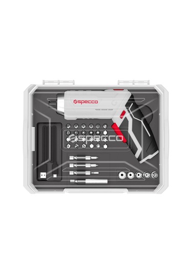 Specco  Akülü Tornavida 3,6 V + 33 Parça Set XSP3.6V-3011