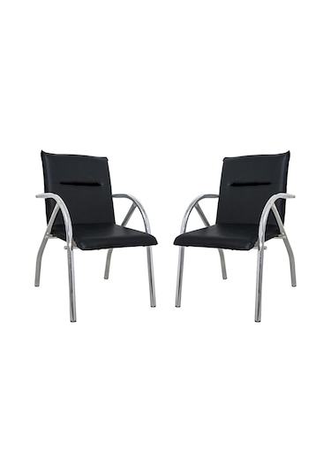 Türksit 32'lik Karizma Bekleme Koltuğu Siyah 2 Adet Set