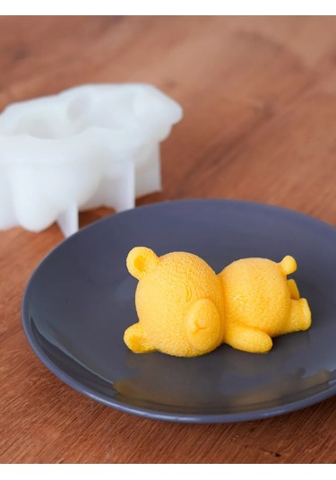 Shıne Luna Kedi Pudingi Silikon Kalıbı Formu 220017008 Beyaz