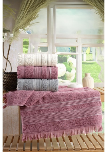 Sandy 3'lü 50x90 Cm El&yüz Havlu Seti Renkli