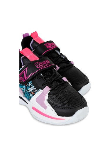 Mpone Pt Sports Casual Kız Çocuk Spor Ayakkabı 26-30 Numara Mor-siyah 13794233224w1 Mor - Siyah