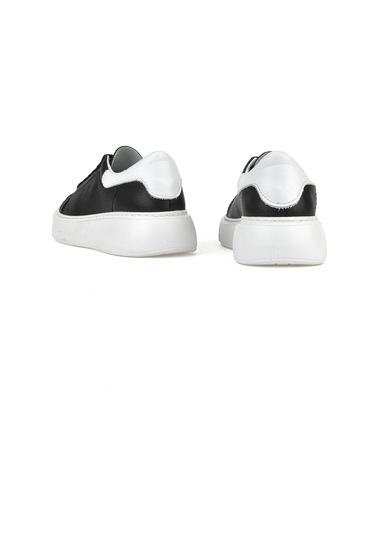Ziya, Kadın Hakiki Deri Sneaker 1531050z26802370k Siyah 1531050z26802370k 000 Siyah