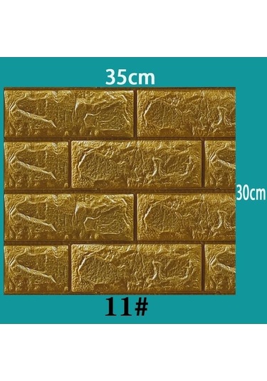 Novahub Altın 10 Adet Ev Dekor Kendinden Yapışkanlı Duvar Çıkartmaları Çok Renkli Dıy Su Geçirmez Kağıdı Oturma Duvar Sticker Dğ. 55783951 Altın Altın