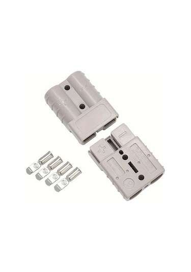 Trendooze 10 Adet 50a Gri Karavan Güneş Bağlantı Orijinal Fiş Konnektör Gaojunshop01