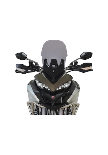 GP Kompozit Ducati Multistrada 950 S 2018-2023 Uyumlu Ön Cam Füme 60 cm