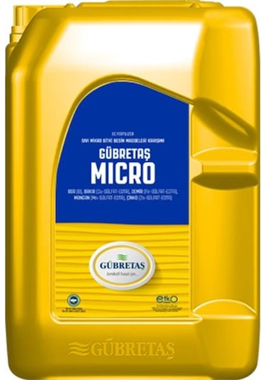 Gübretaş Micro (20 L) (Bor. Bakır. Demir.Mangan. Çinko)
