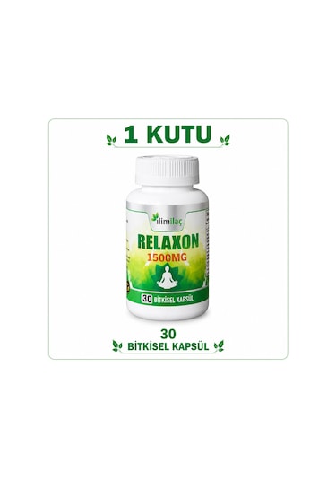 Relaxon 1500 Mg 30 Bitkisel Kapsül Relaxon Takviye Edici Gıda