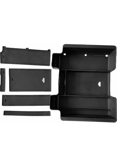 Springsun Chevrolet Silverado & Gmc Sierra 1500 2019-2023 Plastik Konsol Organizatörü - Siyah