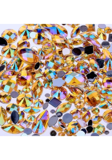 Gül Kırmızı Ab Diy Düzeltmesiz Flatback Akrilik Tırnak Taşları Rhinestones Boncuk 3d Tırnak Sanat