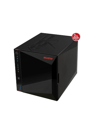 Asustor As5404t-8gb Celeron N5105-8gb Ram-2-diskli Nas Sunucu Disksiz