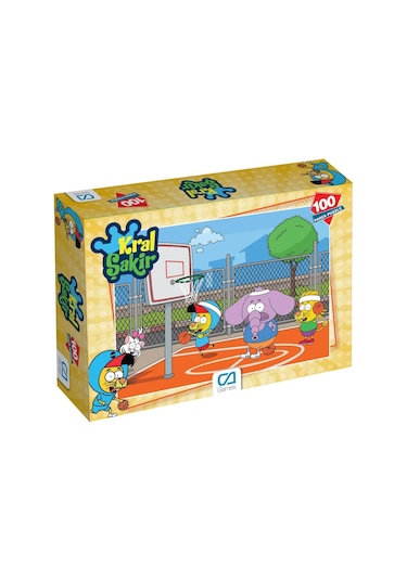 Ca Games Kral Şakir 100 Parça Çocuk Puzzle CA.5068