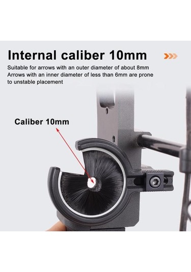 Yousheng Kıl Fırça Ok Dinlenme Bileşik Olimpik Yay Bıyık Okçuluk Ok Standı Avcılık Ateş Hedefleme Aksesuarları