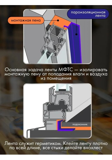 Pencere İçin Buhar Bariyeri Şeridi Mfts 150 Mm 24 M 358414349